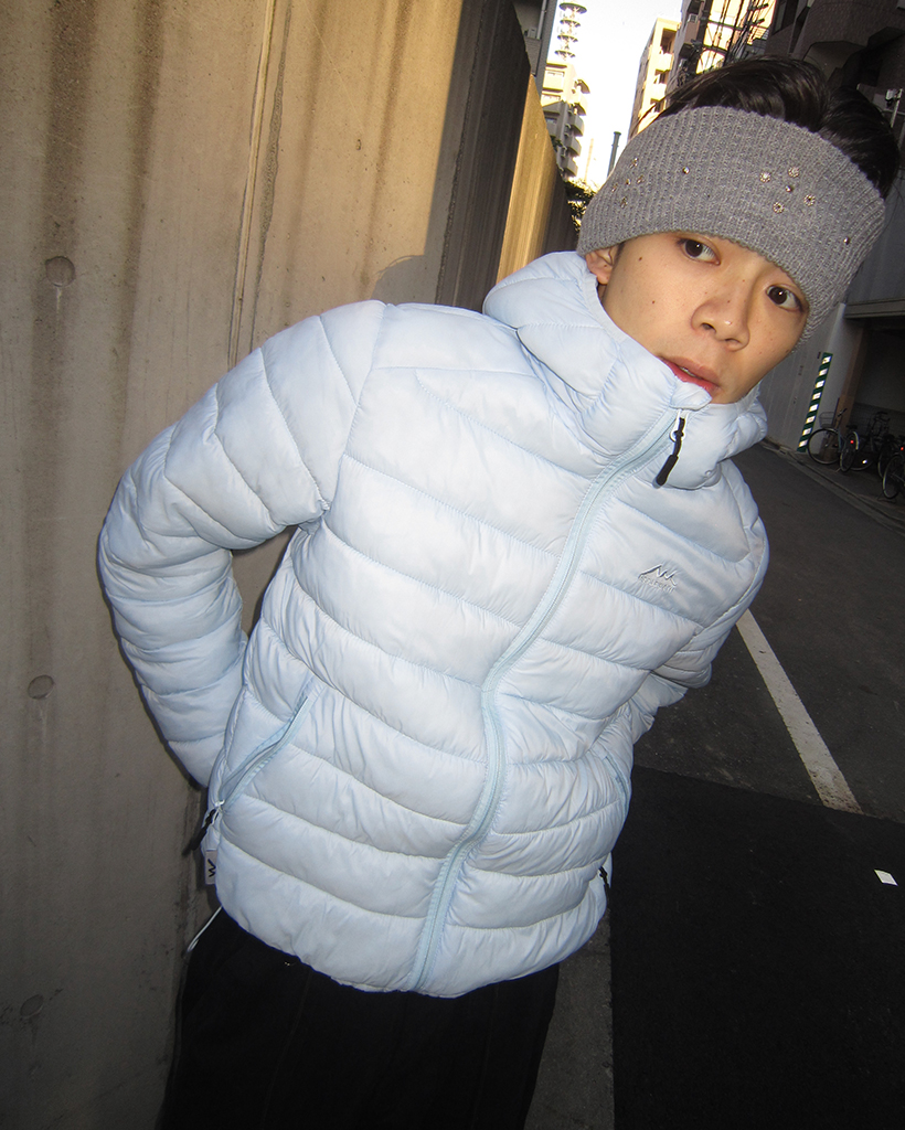 マウンテントステッチスフードフェイクダウン | ファッション通販