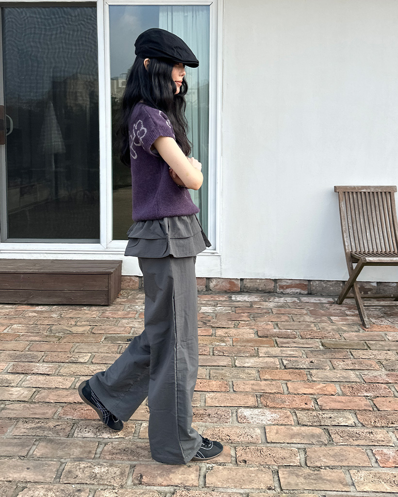 ティアードレイヤードナイロンパンツ | ファッション通販サイト NUGU
