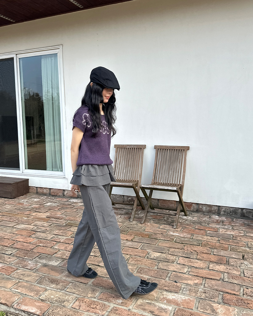 ティアードレイヤードナイロンパンツ | ファッション通販サイト NUGU