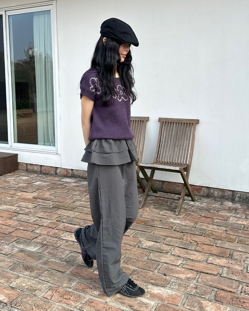 ティアードレイヤードナイロンパンツ | ファッション通販サイト NUGU