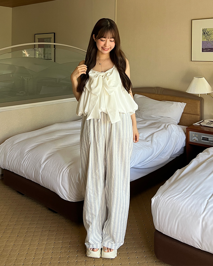 2wayビッグリボンスリーブレス | ファッション通販サイト NUGU