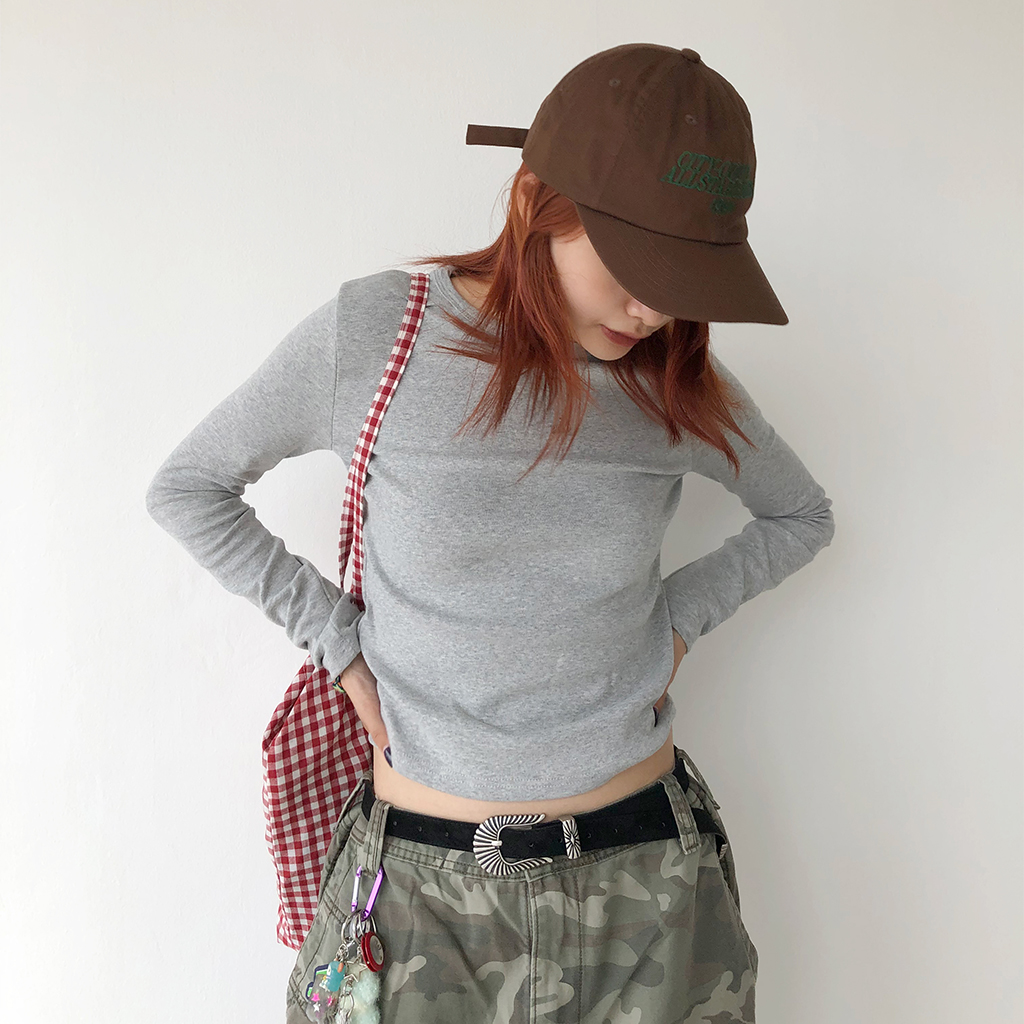 スパンスタンダードロングスリーブTシャツ