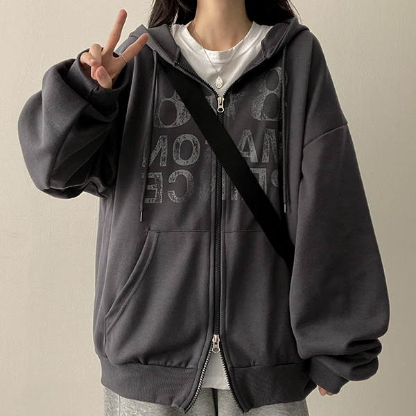 4color]2WAYオーバーサイズクロップドパーカー | ファッション