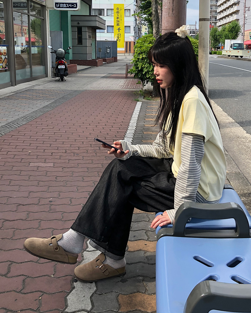 トップス OHESHIO layered stripe t-shirts トップス OHESHIO layered stripe t-shirts MUSINSA公式