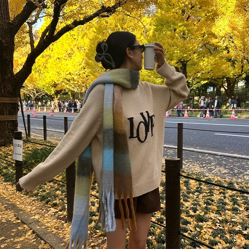 DRIES VAN NOTENチェックロングマフラー チェックロングマフラー | ファッション通販サイト NUGU