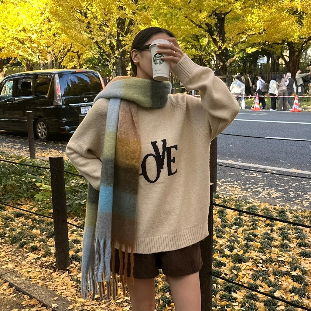 チェックロングマフラー | ファッション通販サイト NUGU
