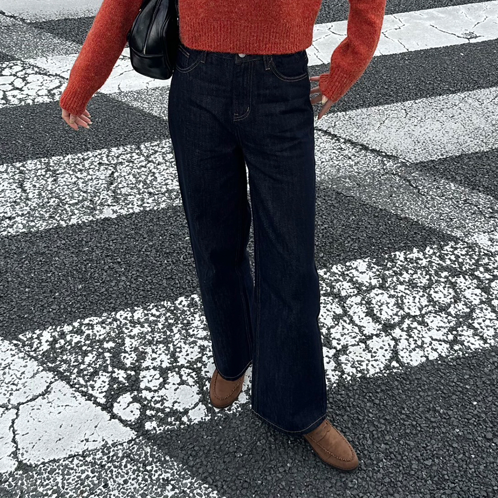 ノンフェードワイドデニムパンツ | ファッション通販サイト NUGU
