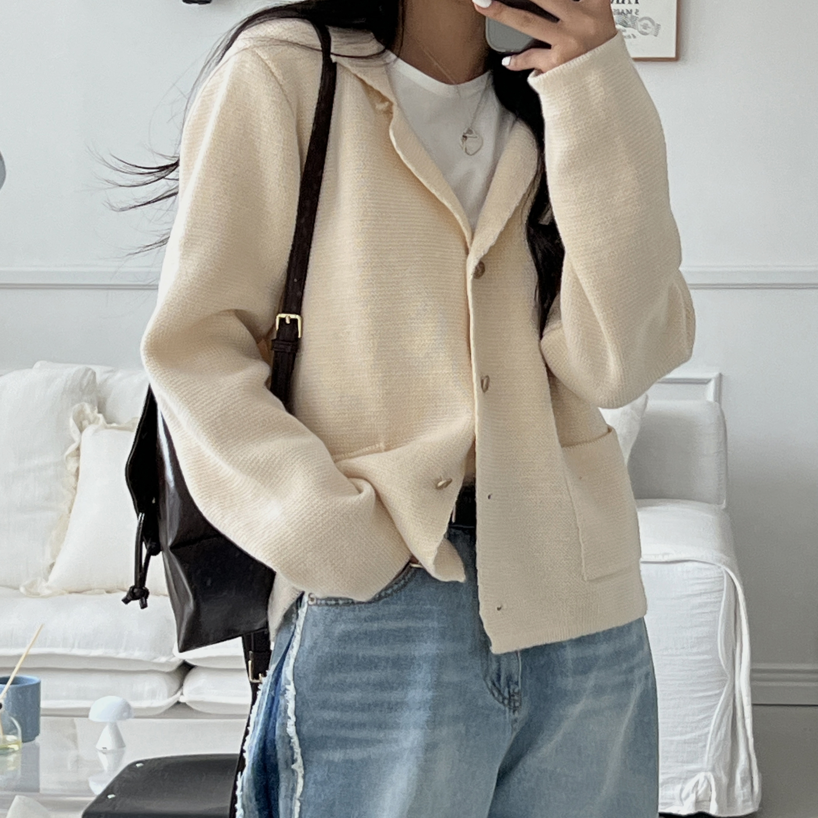 ジュン様PEARLDAMEGEカーディガン別注HELLOプルオーバーBORDER MASONPRINCE カーディガン 「日本別注」クレイジーダメージ