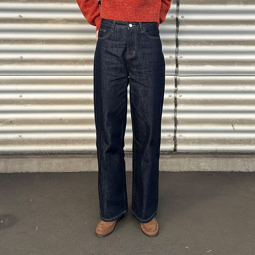 パンツ nao ノンフェードワイドデニムパンツ | ファッション通販サイト NUGU