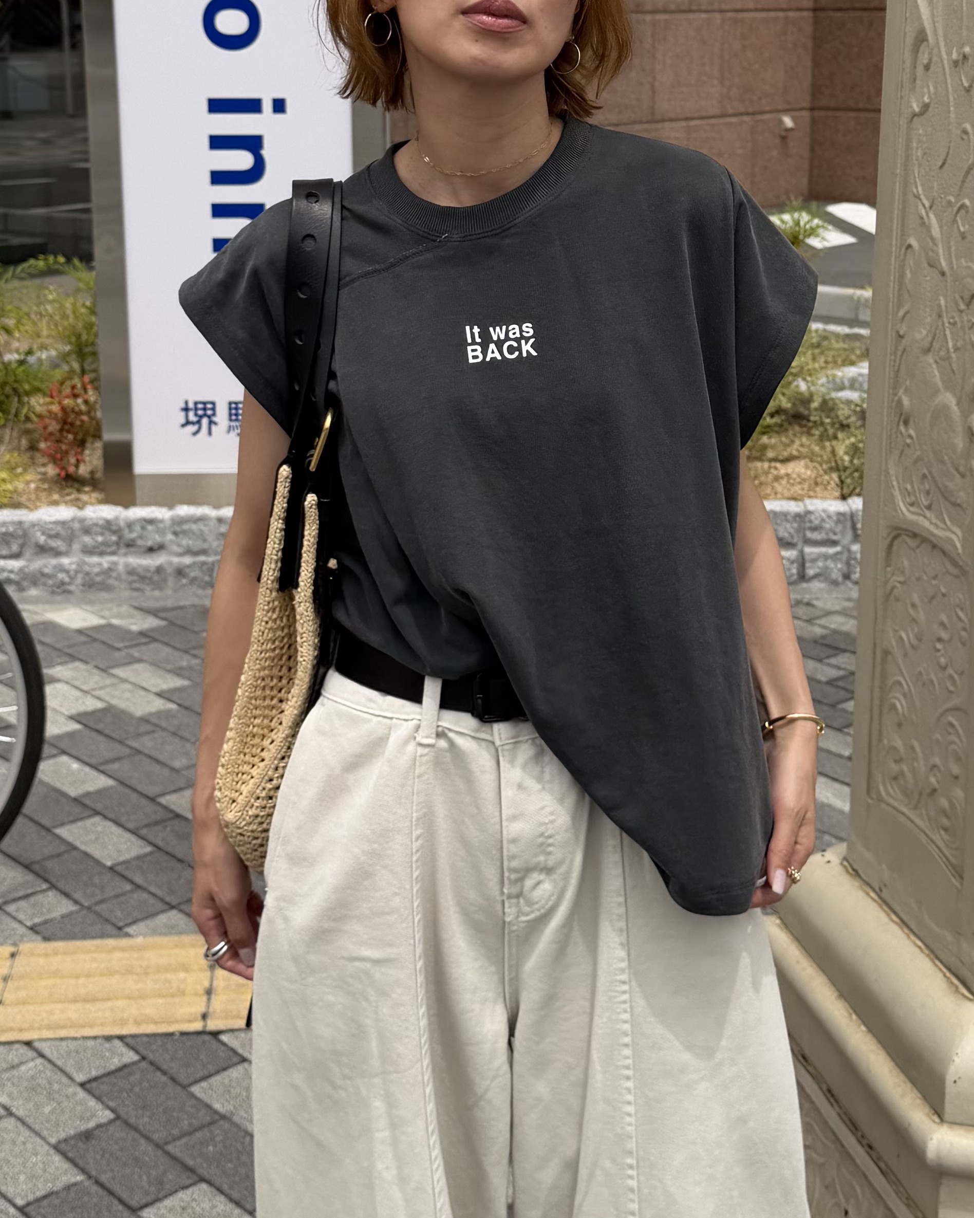 ピグメントロゴノースリーブ