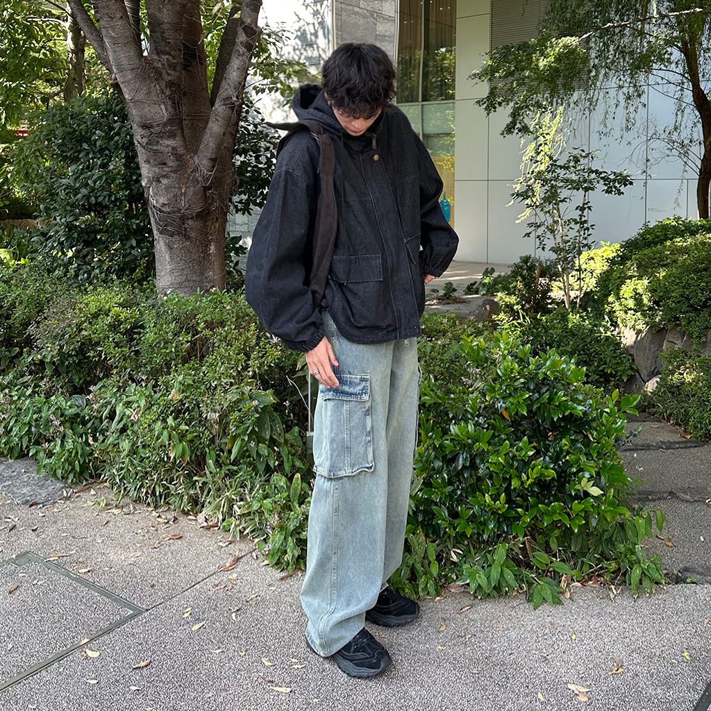 フードデニムジャンパー | ファッション通販サイト NUGU
