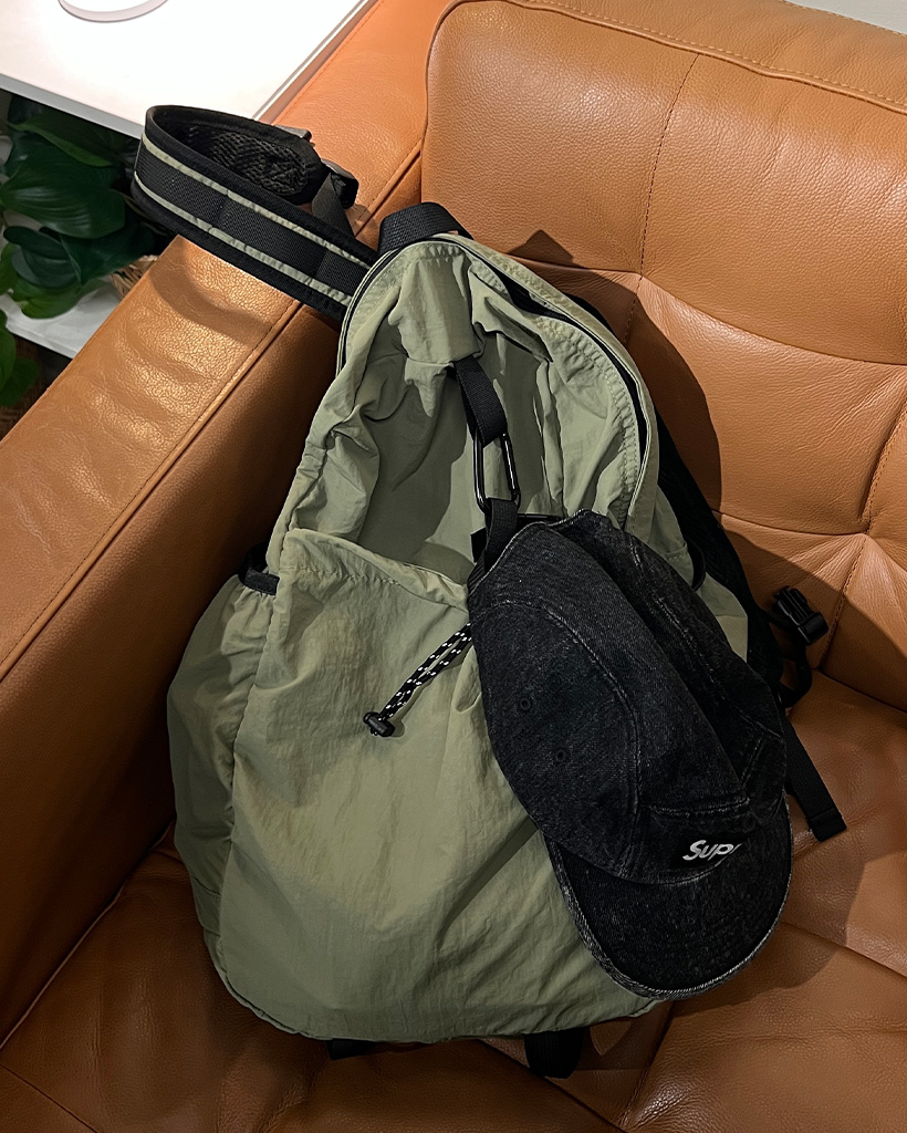 リングストラップドローストリングバックパック | ファッション通販