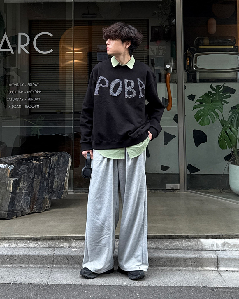 ユニセックス）POBAパッチスエットTシャツ | ファッション通販