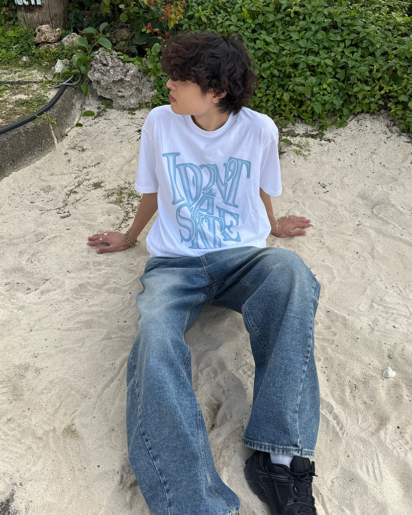 カラーレタリングクルーネックハーフTシャツ | ファッション通販