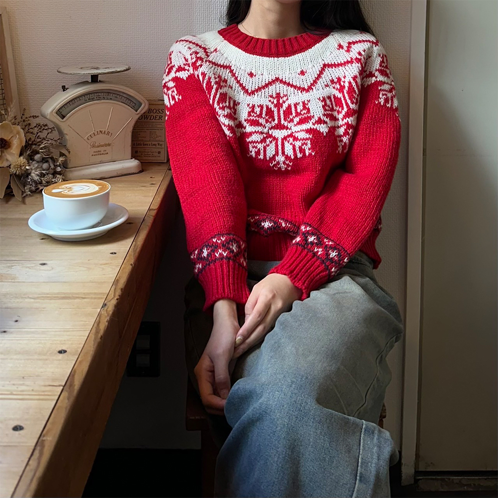 V12 ニット　新品タグ付き ノルディックラウンドニット | ファッション通販サイト NUGU