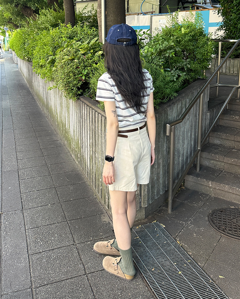 シンプルコットンショートパンツ | ファッション通販サイト NUGU