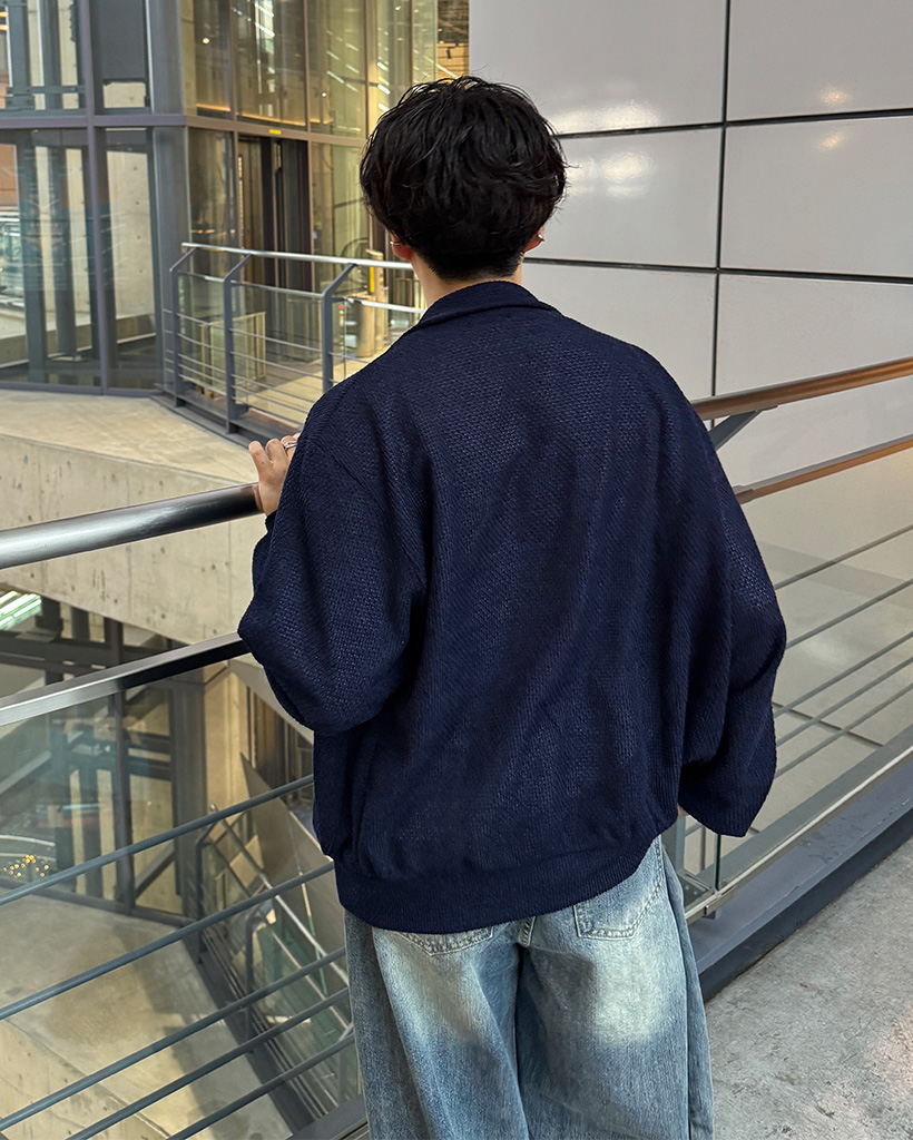 ユニセックス)夏ヴィンテージニットカーディガン | ファッション通販