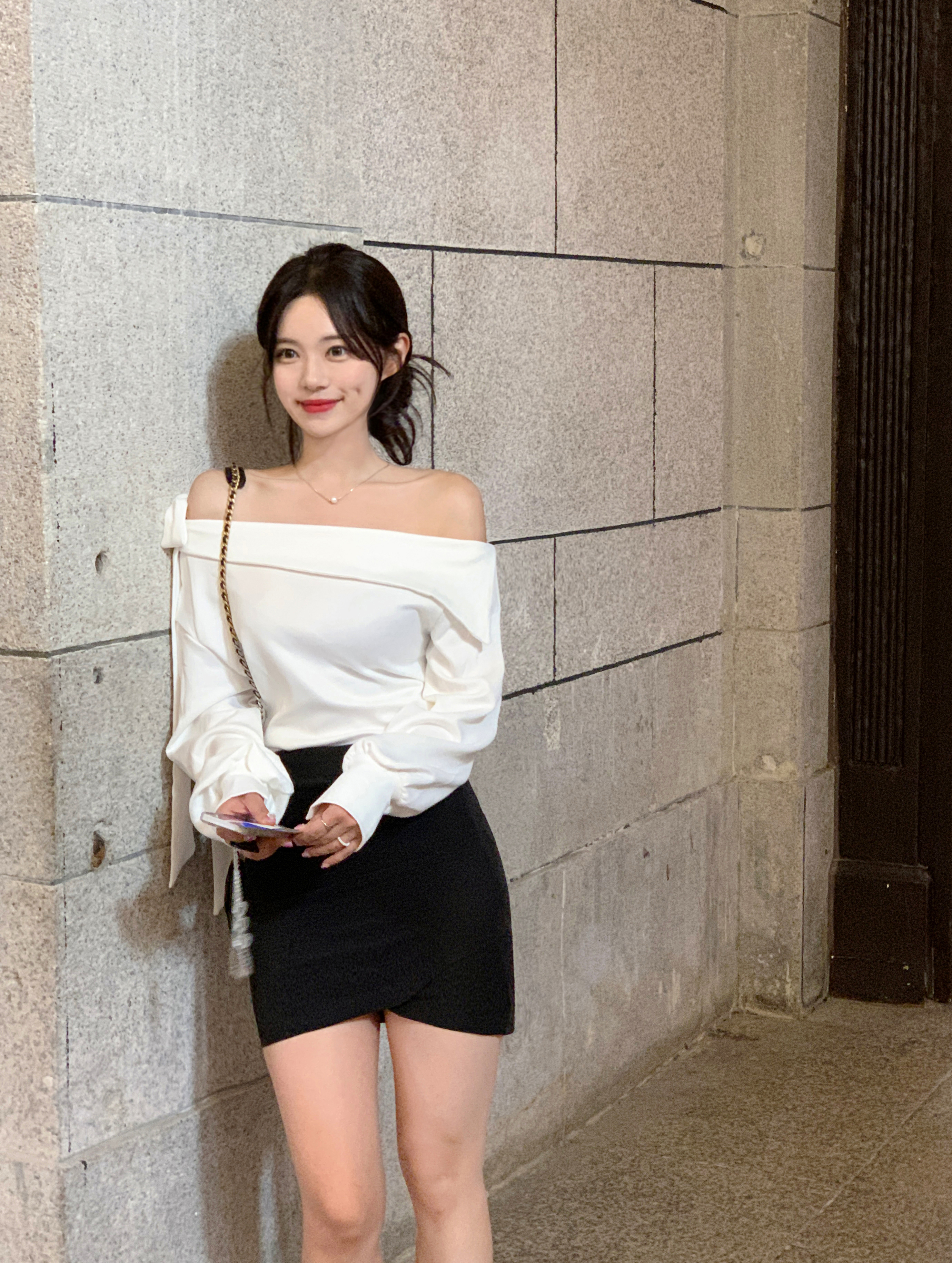 今季オフショルブラウス♡ タイset] オフショルブラウス(3color) | ファッション通販サイト NUGU