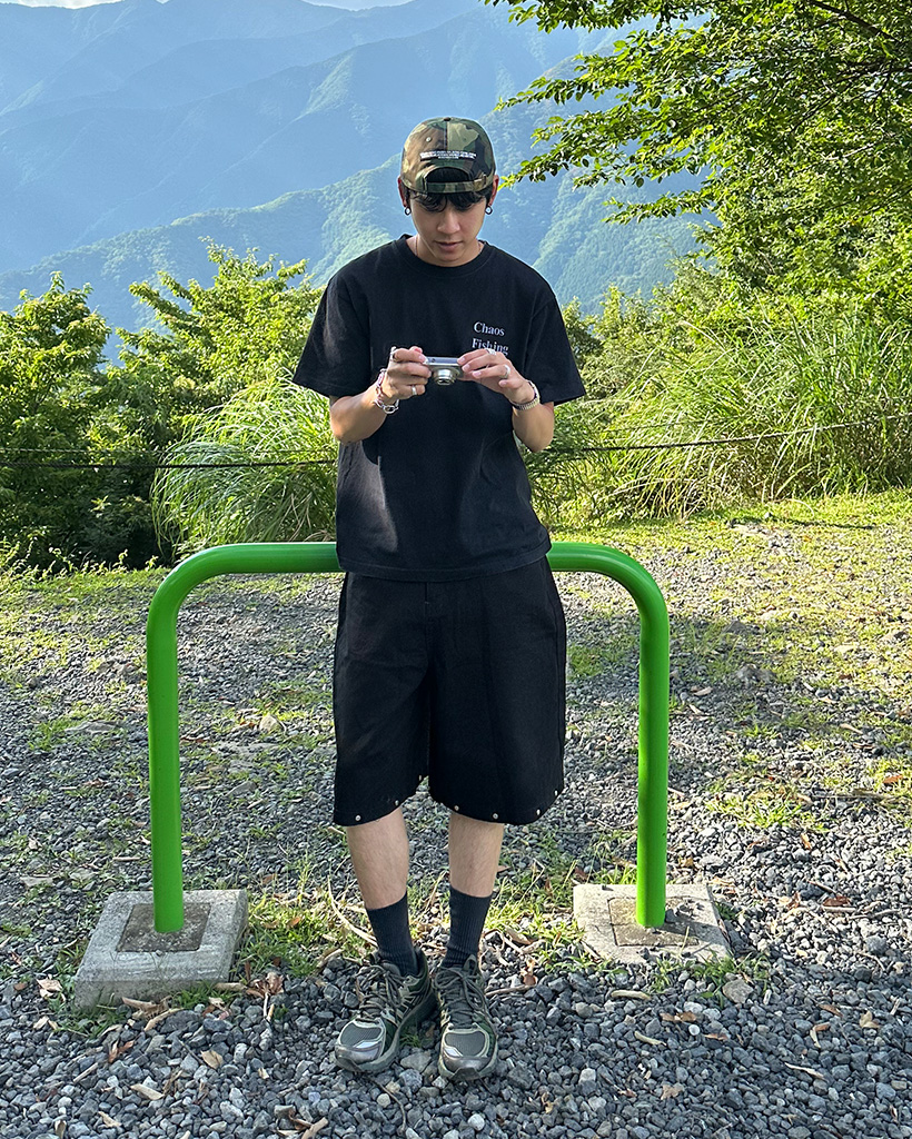 （ユニセックス）スタッドポイントバミューダパンツ