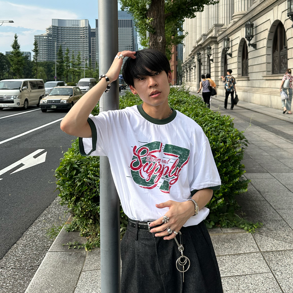 ユニセックス) 67カラーリンガーTシャツ | ファッション通販