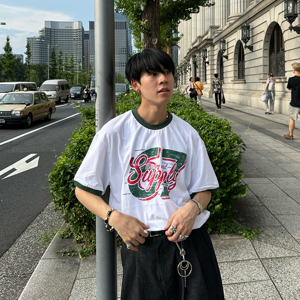 ユニセックス) 67カラーリンガーTシャツ | ファッション通販