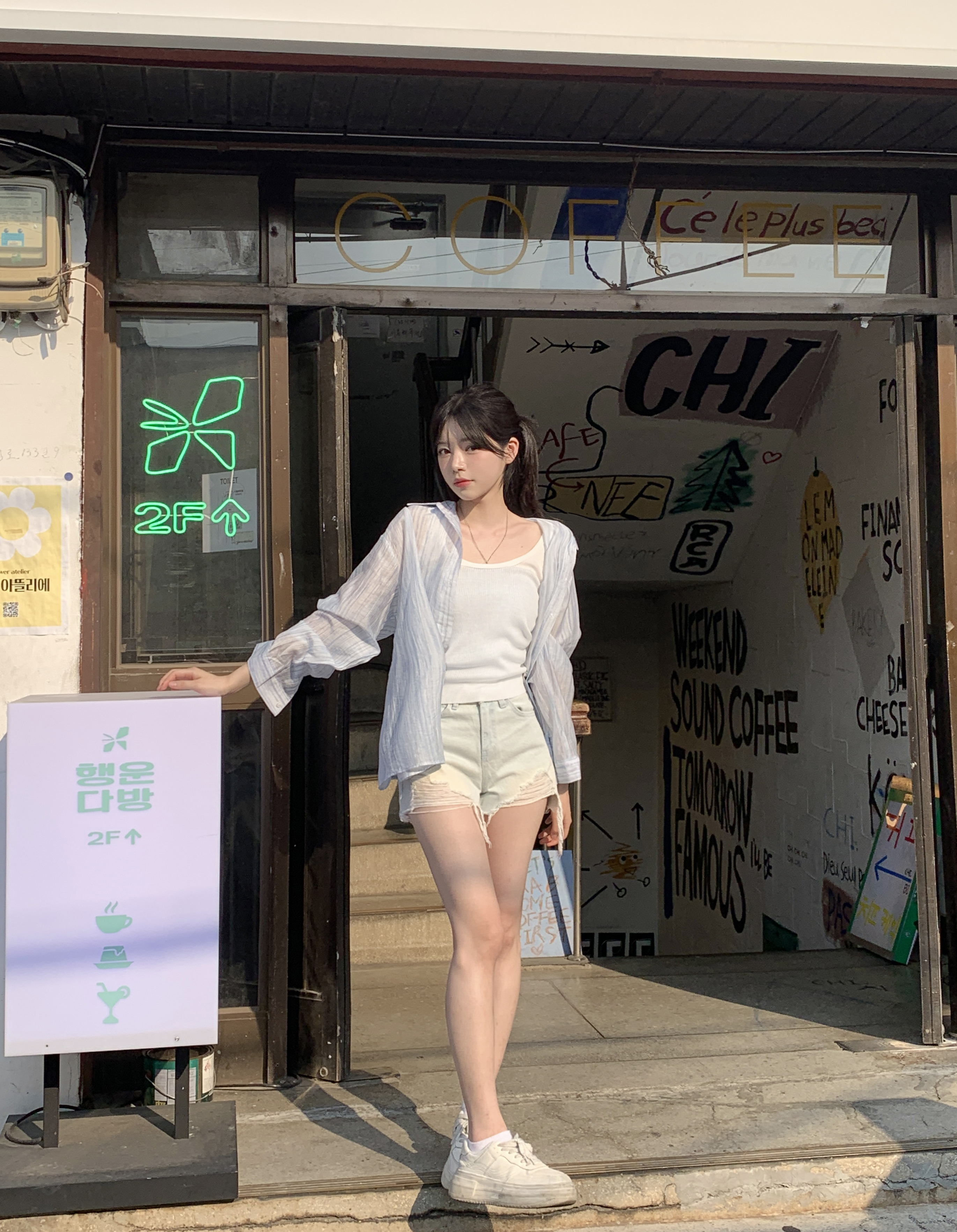 セール】デニムダメージショートパンツ（デニムパンツ）｜GORGE