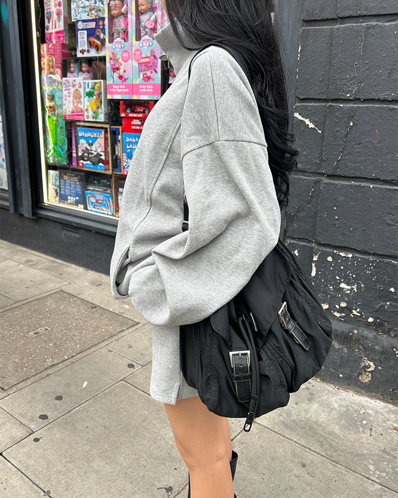 エピヌ　ハーフジップスウェット 1994 USAバッグステッチハーフジップスウェット | ファッション