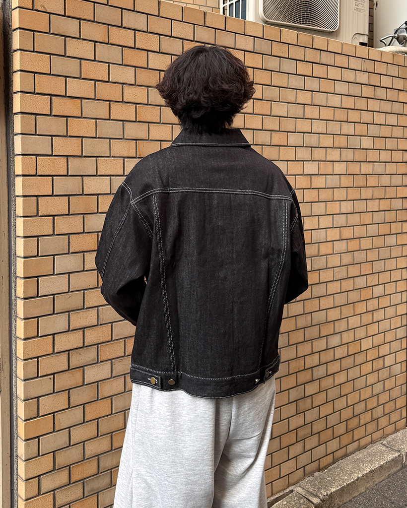 ディニュ digne コットン　ジャケット 黒 TECH KNIT JACKET アイテム詳細｜DENHAM（デンハム）日本公式