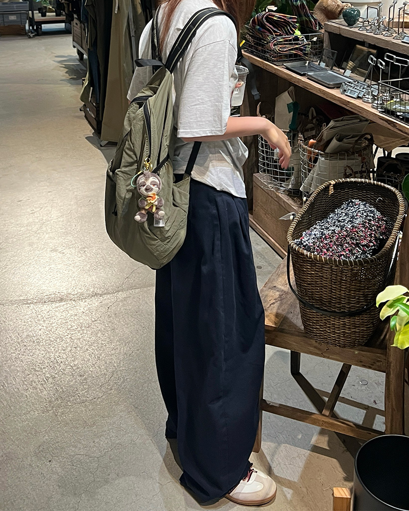 リングストラップドローストリングバックパック | ファッション通販