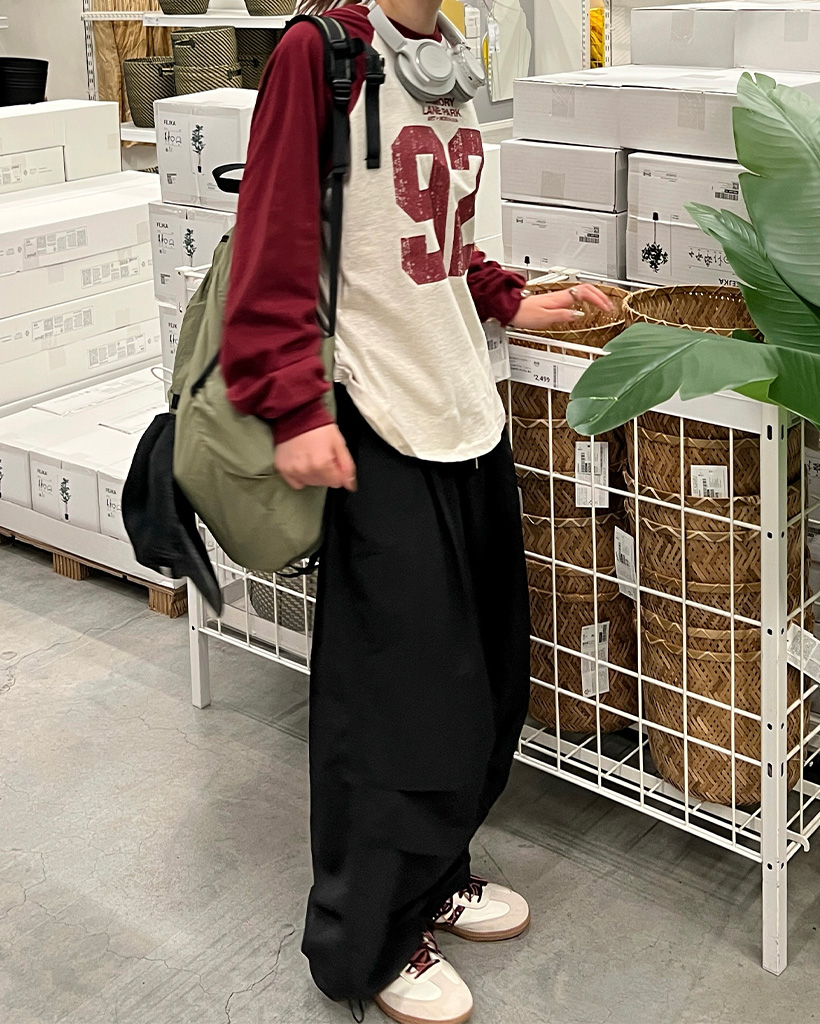 ナイロンパラシュートイージーパンツ | ファッション通販サイト NUGU