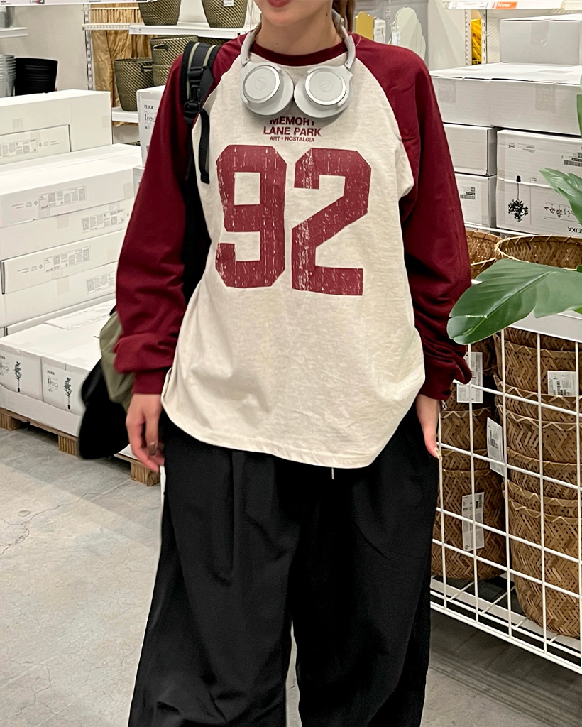 92ロゴラグランTシャツ | ファッション通販サイト NUGU