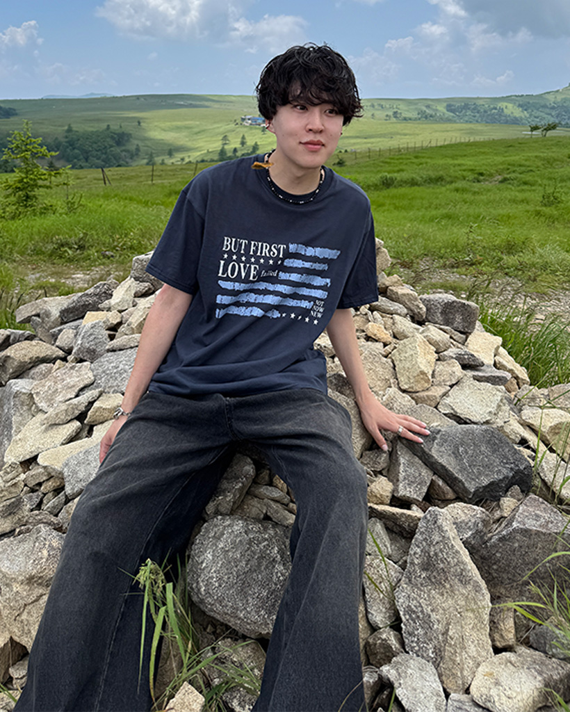 半袖Tシャツ ユニセックス 英字プリント 2色 ユニセックス）英語プリント半袖Tシャツ | ファッション通販
