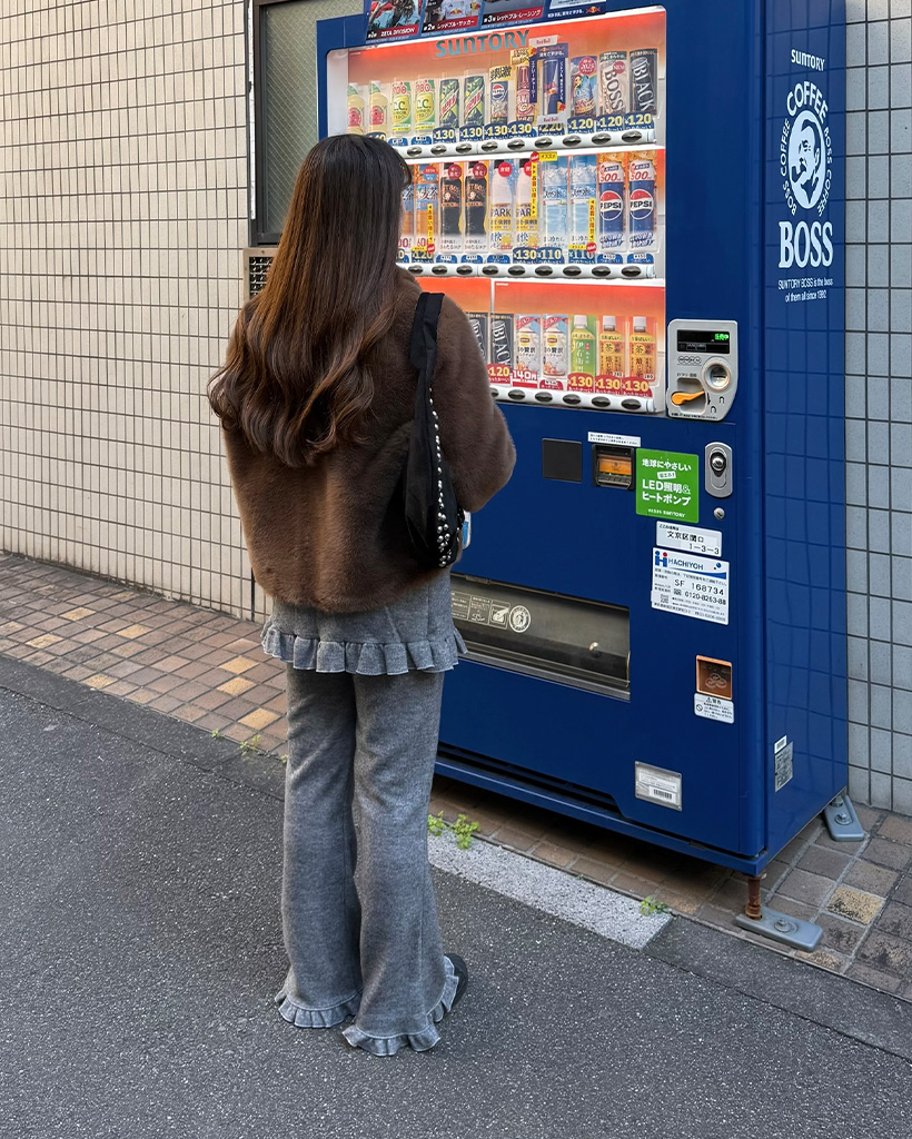 フリルレイヤードパンツ