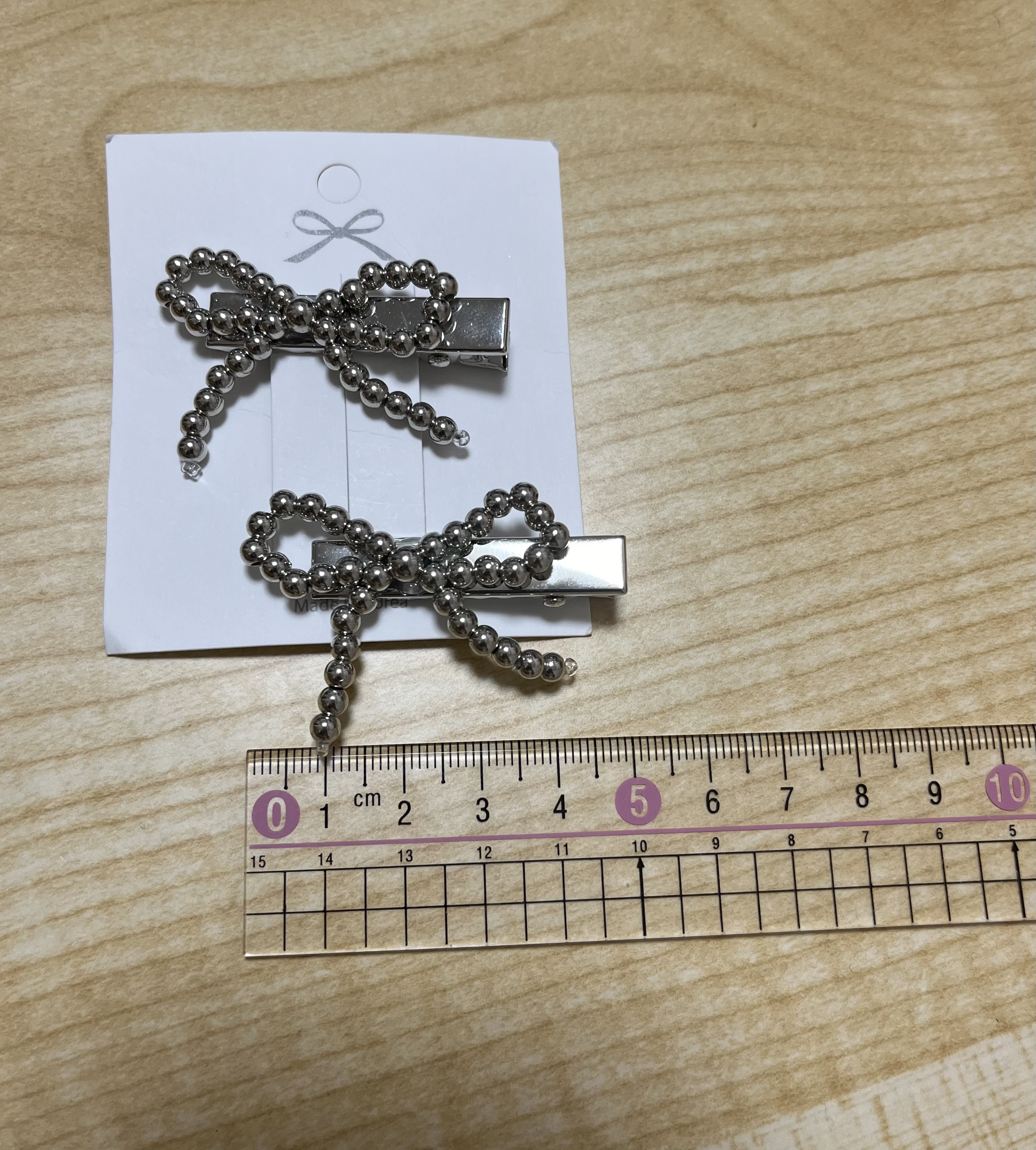 シルバーリボンヘアピンセット | ファッション通販サイト NUGU