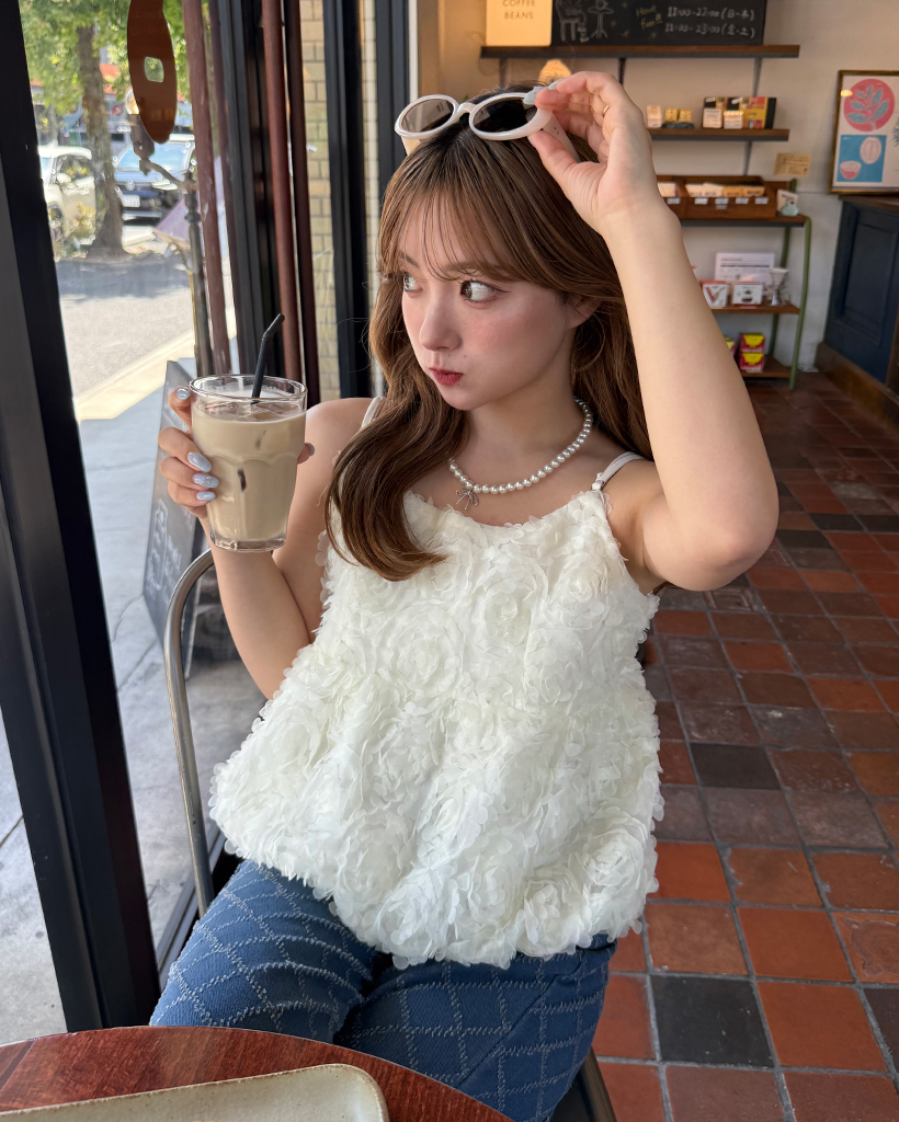 papier パピエ　Carrie bra / gray ビスチェ　キャミ papier（パピエ）の「papier/パピエ/Carrie bra（チューブトップ
