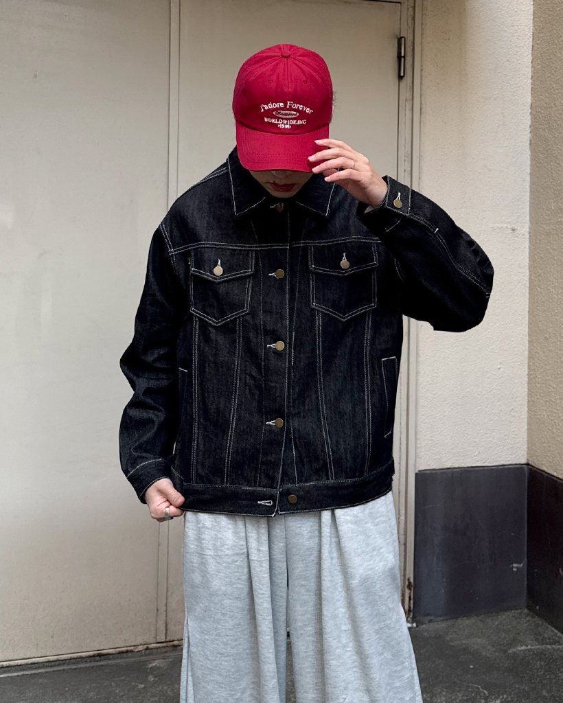 【ももさん専用】FRAGMENTxSEQUEL RIGID DENIM JKT FRAGMENT × SEQUEL]RIGID DENIM JACKET/INDIGO(SQ-23AW-JK-02