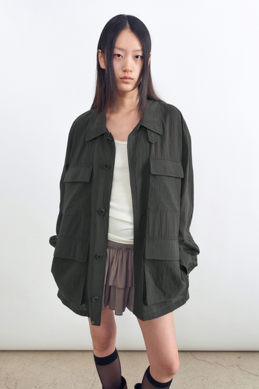 [INSILENCE] LINKLE OVERFIT HALF TRENCH /追跡付 INSILENCE] LINKLE OVERFIT HALF TRENCH /追跡付 (IN SILENCE
