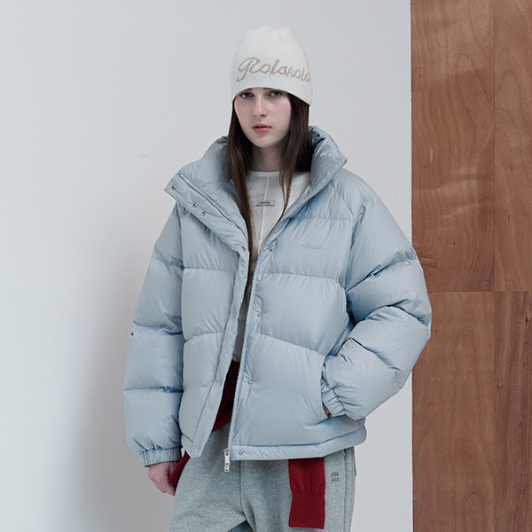 Arc Puffer Jacket Silver Blue | ファッション通販サイト NUGU