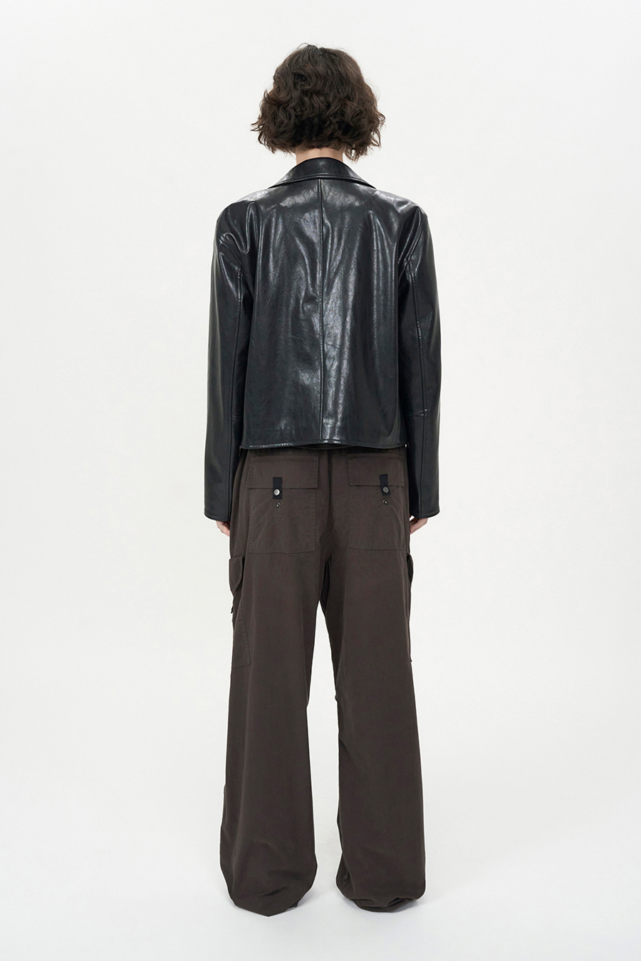 ジャケット・アウター blackup fake leather jacket Leather Zip-Up Jacket in Leather Jackets | Vince