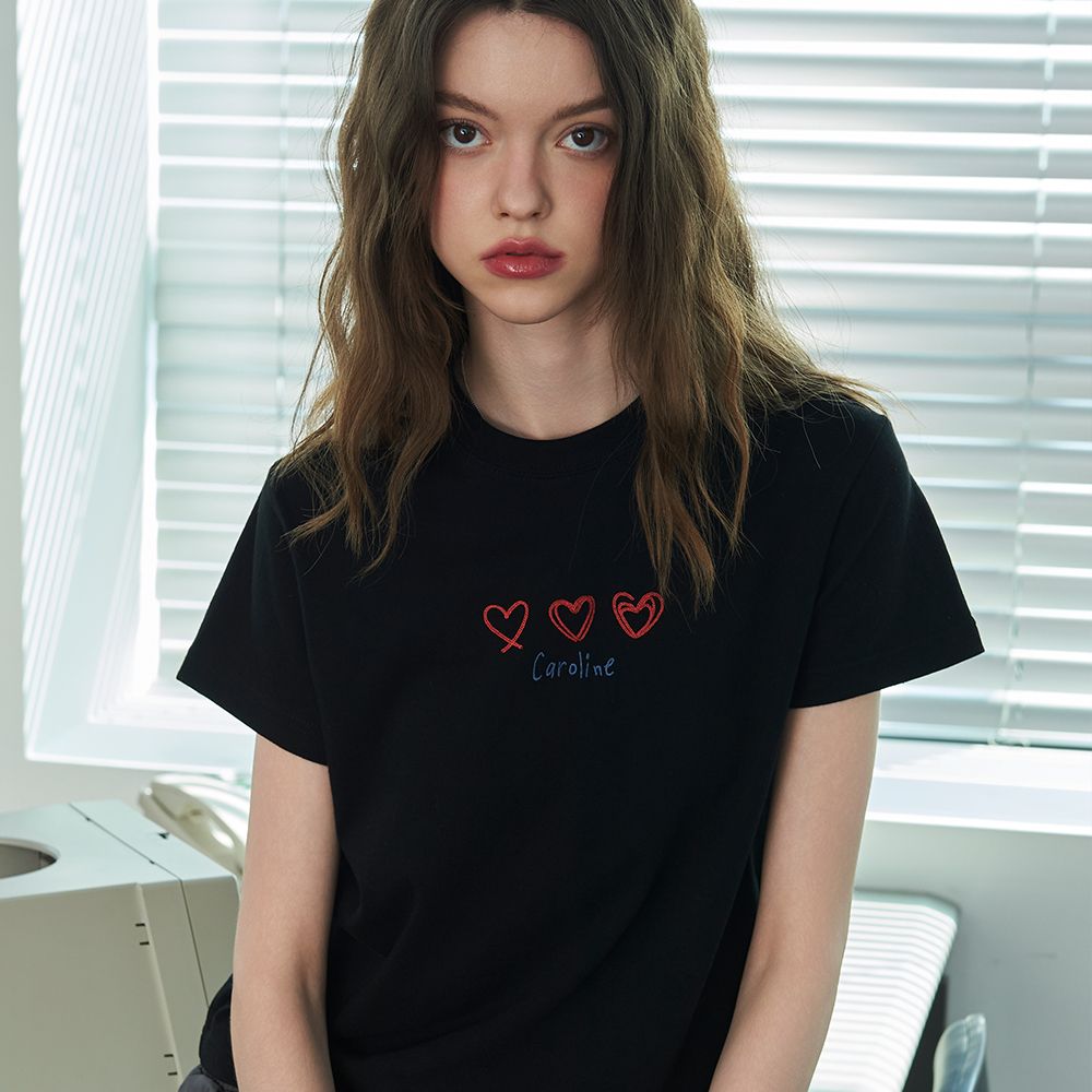 CPGN STUDIOのChunshikbaek Embroidered Short Sleeve T-shirt CPGN STUDIO | ファッション通販サイト NUGU