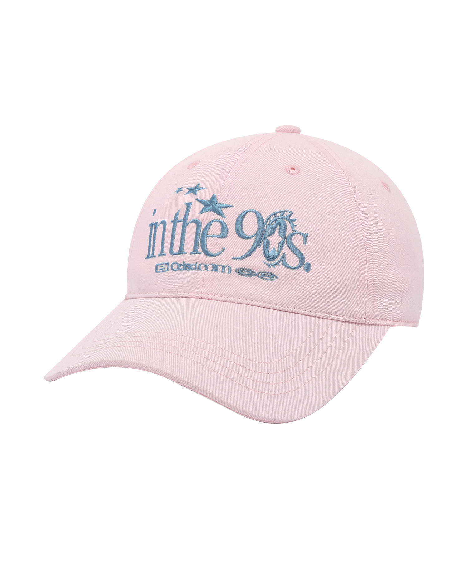In The Nineties Embroidery Logo Ball Cap - LIGHT PINK