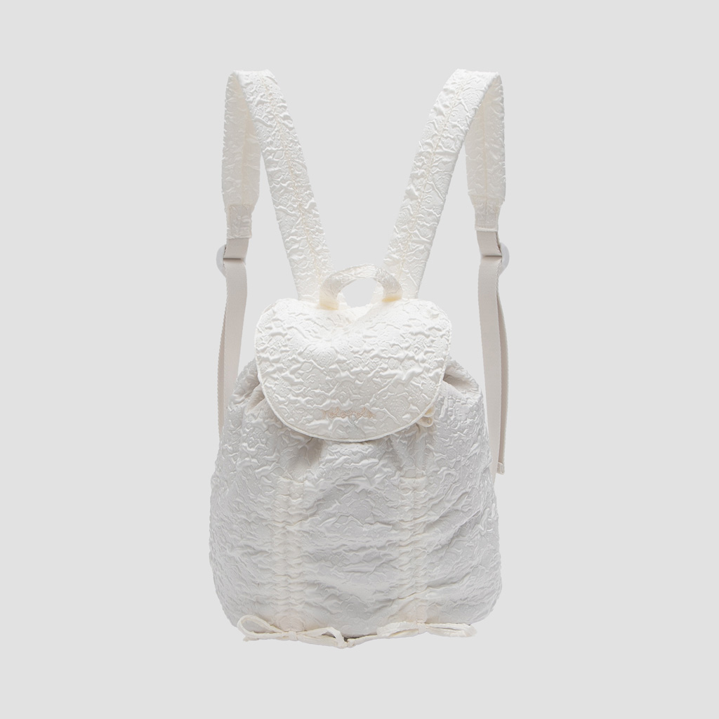 24AW人気レースショルダーバッグ【Rolarola】LACE ECO BAG WHITE ROLAROLA] LACE ECO BAG WHITE 正規品 韓国ブランド 韓国通販