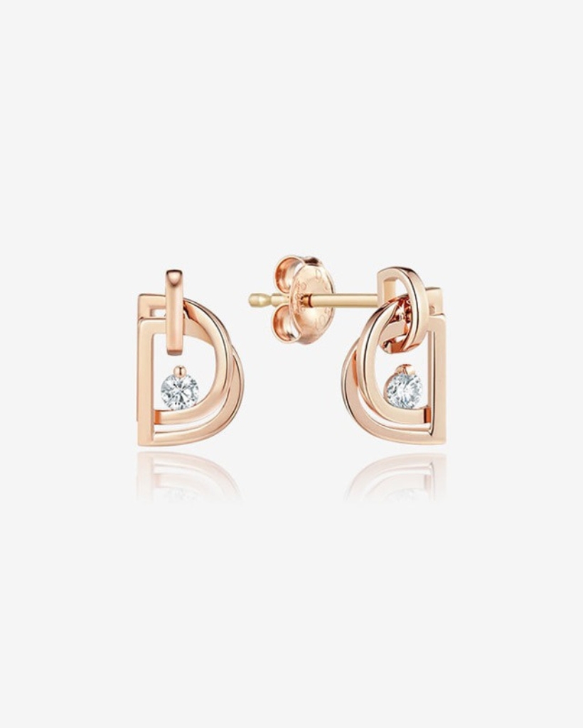 MISS. DOUX GOLD EARRING-DZFBDH8164