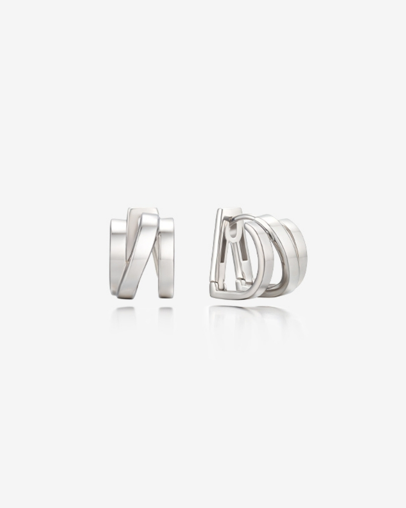 MISS. DOUX SILVER EARRING-DIHTLN1812