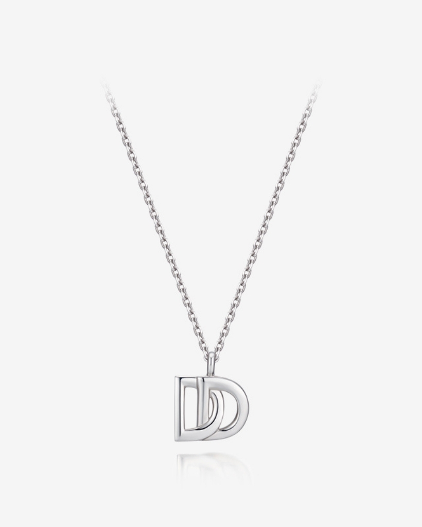 MISS. DOUX SILVER NECKLACE-DQIDEA9238