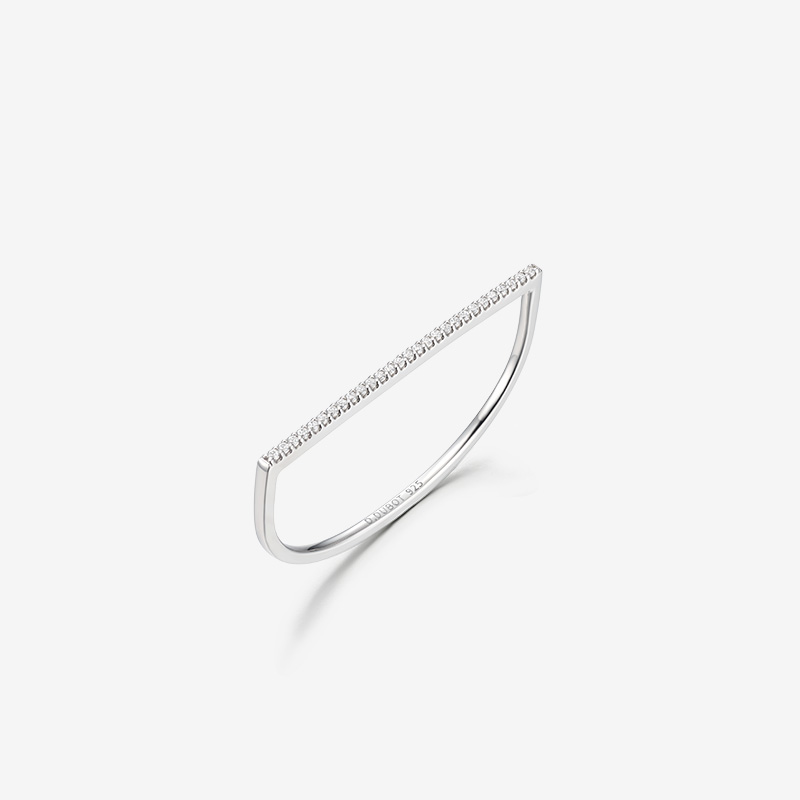 SIGNATURE. D SILVER RING-DKOWQG0676
