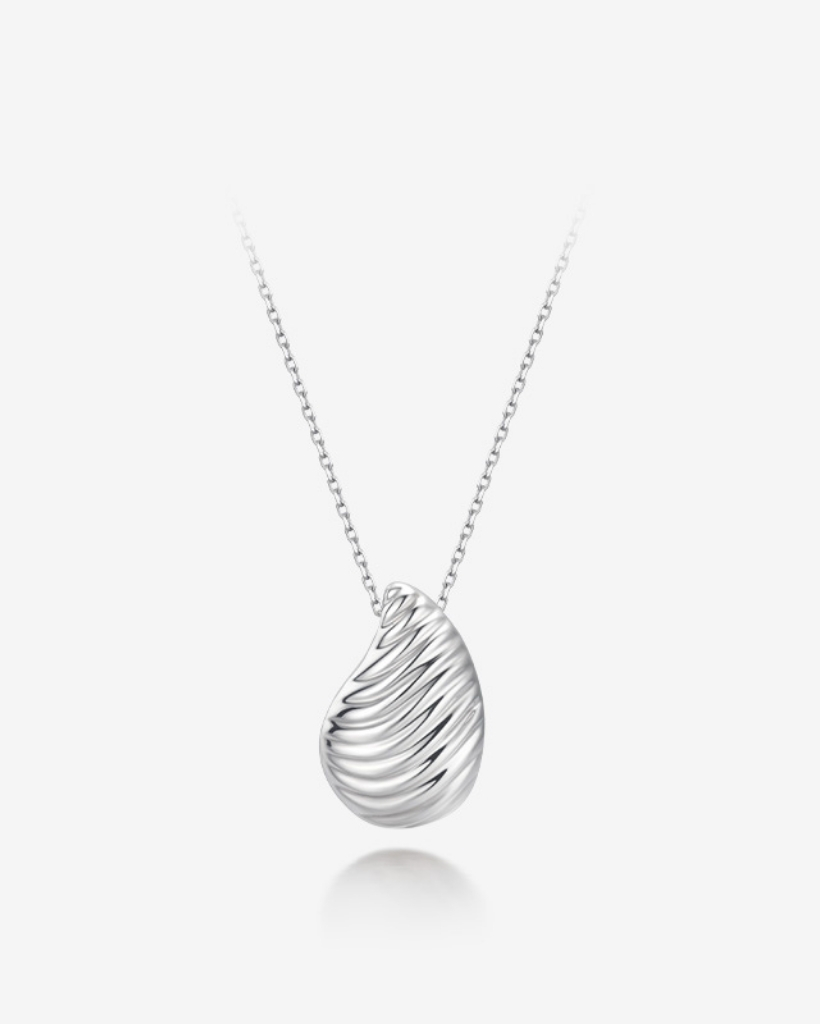 SENSUELLE RAW SILVER NECKLACE-DUPZEG8425