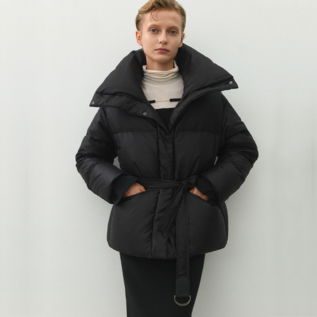 (JP-555)METAL HIGH-NECK DOWN JUMPER S