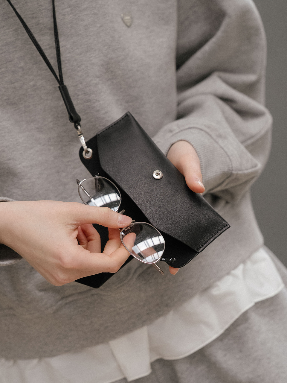 TID sunglass pouch [TISP06AC02]_Black