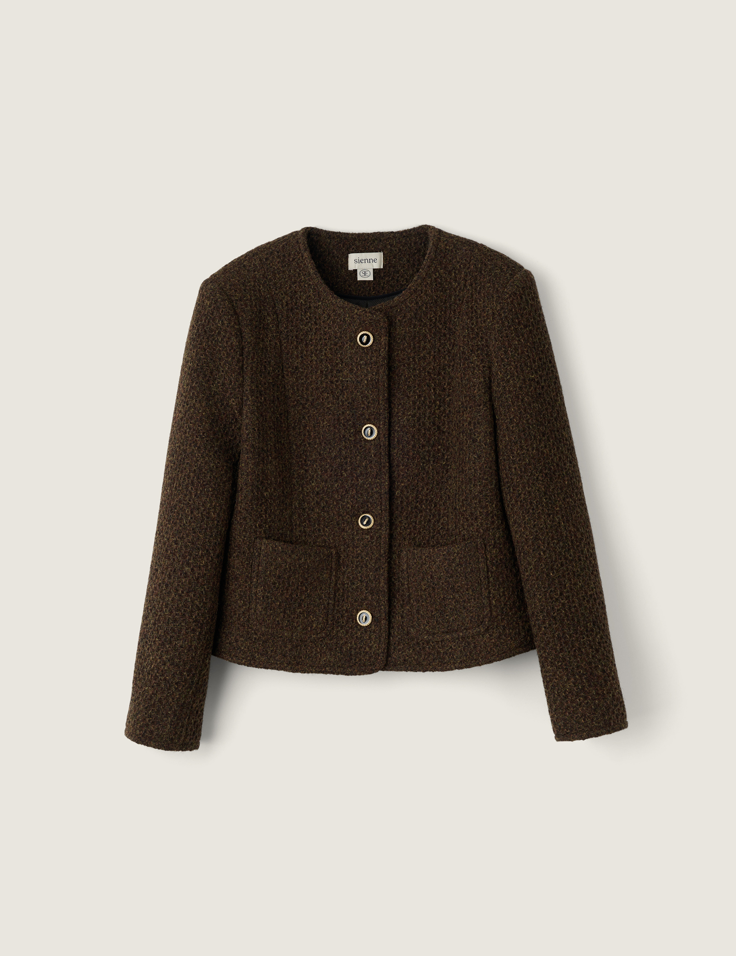 sienne(シエンヌ) novelle wool cardigan Knit - sienne